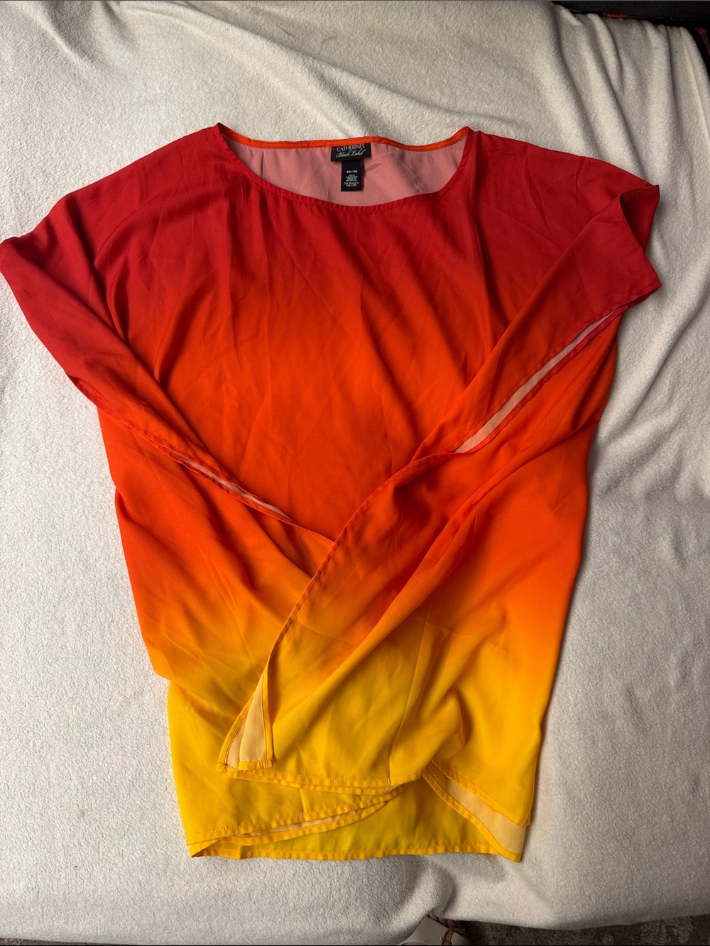 Catherine’s Gradient Red Orange Yellow Blouse